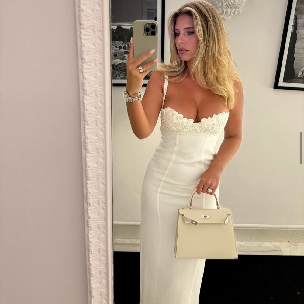 Elegant White Dress By Clea